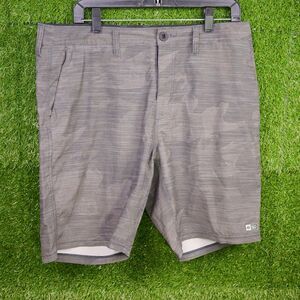 Salty Crew Hybrid Shorts – Gray Camouflage – Men's Size 34